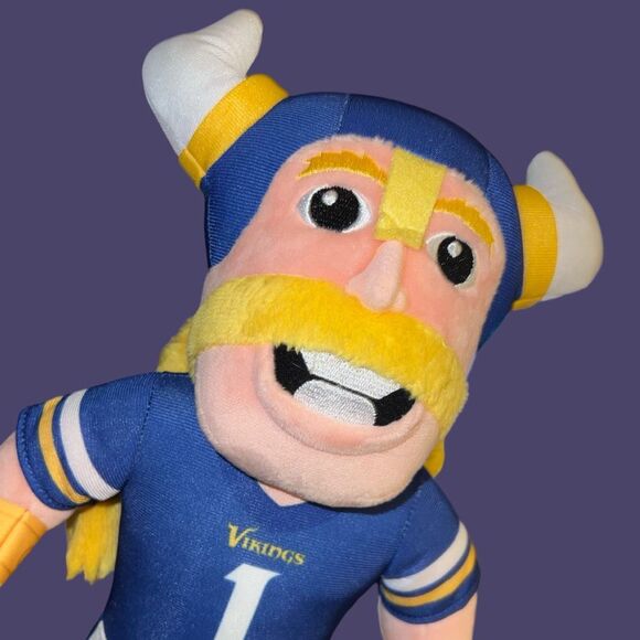 NWT Game Center MN Vikings Mascot Plush 14” - Picture 5 of 5